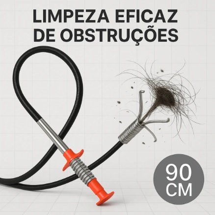 Desentupidor Limpador Pegador Garras Para Pias Ralos Canos - Imagem 5