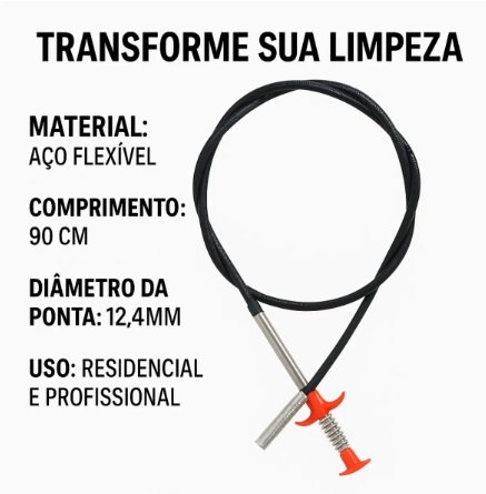 Desentupidor Limpador Pegador Garras Para Pias Ralos Canos - Imagem 4