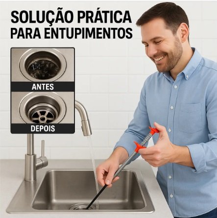 Desentupidor Limpador Pegador Garras Para Pias Ralos Canos - Imagem 3