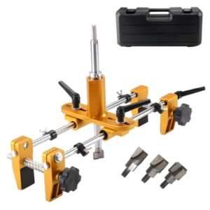 Gabarito Para Furação De Fechaduras De Portas Com 3 Fresas