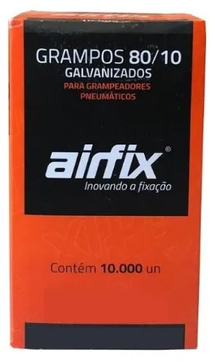 Grampo Tipo 80 10mm 10.000 Un Airfix 80/10 P/ Pneumático Cor N/a - Imagem 8