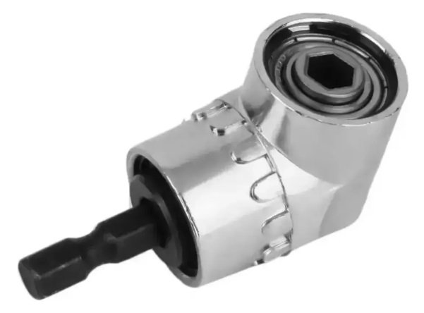 Kit 2 Adaptador Angular Bomvink 105 Graus 90° Parafusadeira Metálico - Imagem 7