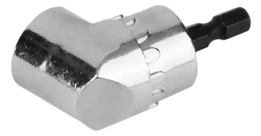 Kit 2 Adaptador Angular Bomvink 105 Graus 90° Parafusadeira Metálico - Imagem 6