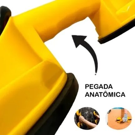 Ventosa Dupla Á Vácuo Sucção Para Mármore Vidros E Pisos - Imagem 4
