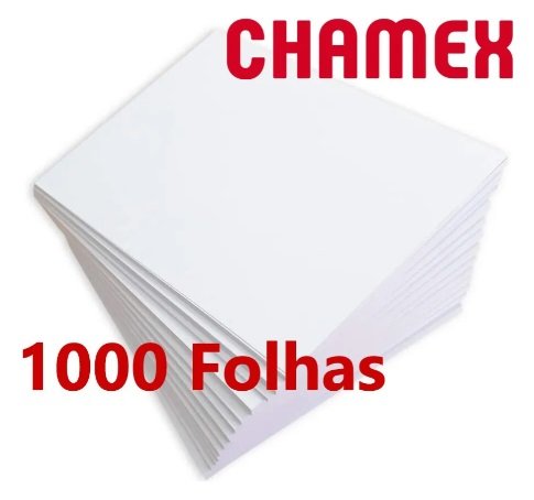 Papel Chamex Office A4 Sulfite 210x297 75g Resma 1000 Folhas Cor Branco - Imagem 2
