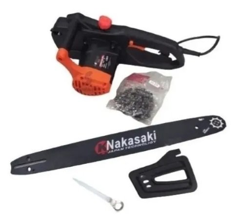 Eletrosserra Elétrica KNakasaki 1600W Sabre 40cm Podas e Carpintaria - Imagem 6