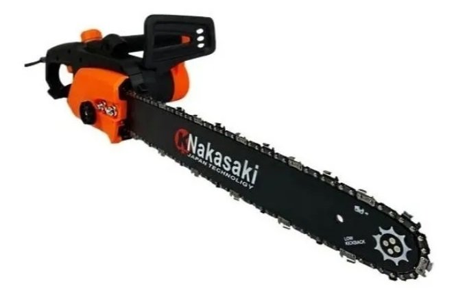 Eletrosserra Elétrica KNakasaki 1600W Sabre 40cm Podas e Carpintaria - Imagem 4