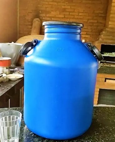 Leiteira Galão Vasilhame Leite 20 Litros Plástico Injesul - Imagem 2