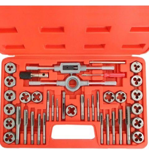 Jogo Macho E Tarraxa Para Metal Aço Tungstênio Com 40 Peças - Imagem 5