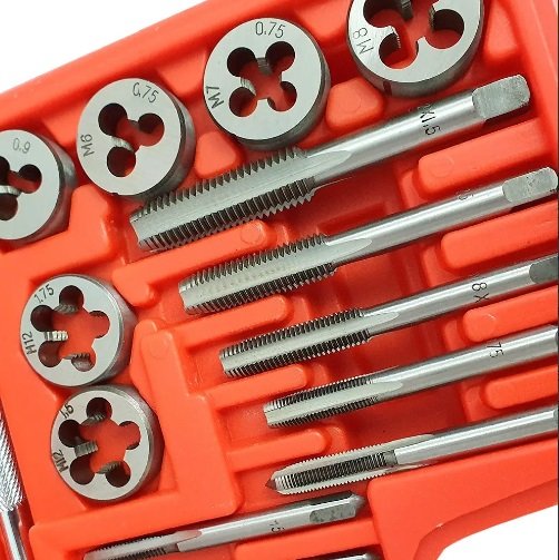 Jogo Macho E Tarraxa Para Metal Aço Tungstênio Com 40 Peças - Imagem 4