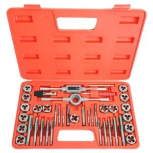 Jogo Macho E Tarraxa Para Metal Aço Tungstênio Com 40 Peças