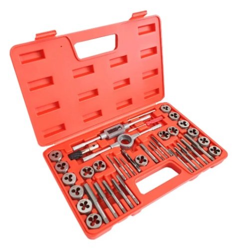 Jogo Macho E Tarraxa Para Metal Aço Tungstênio Com 40 Peças - Imagem 2