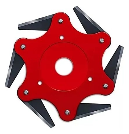 Lamina 6 Pontas Motopoda Canivete Nakasaki Para Roçadeiras