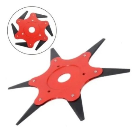 Lamina 6 Pontas Motopoda Canivete Nakasaki Para Roçadeiras - Imagem 2