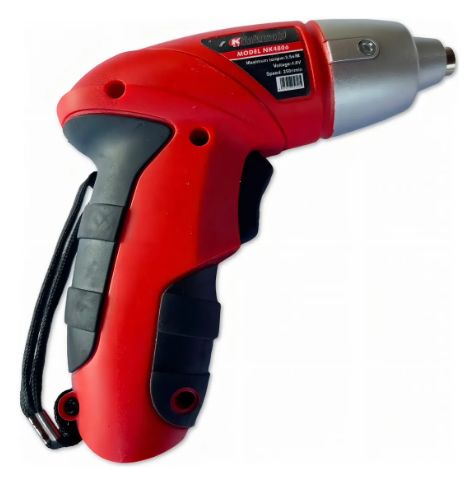 Mini Parafusadeira Elétrica Sem Fio Nakasaki Vermelha 4.8V