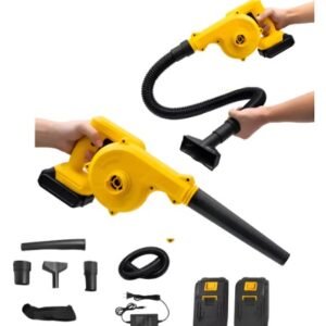 Soprador Aspirado Portátil 48v 2bat 5.0ah Profissional Forte