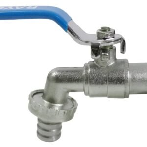 Kit 4 Torneiras Esfera Jardim 1/2 Rayco Monocomando Cinza Metal